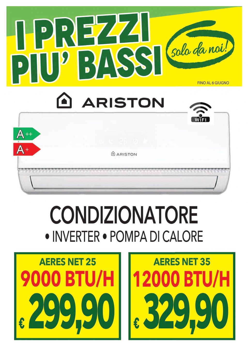 CLIMA ARISTON 12000 BTU AERES NET 35